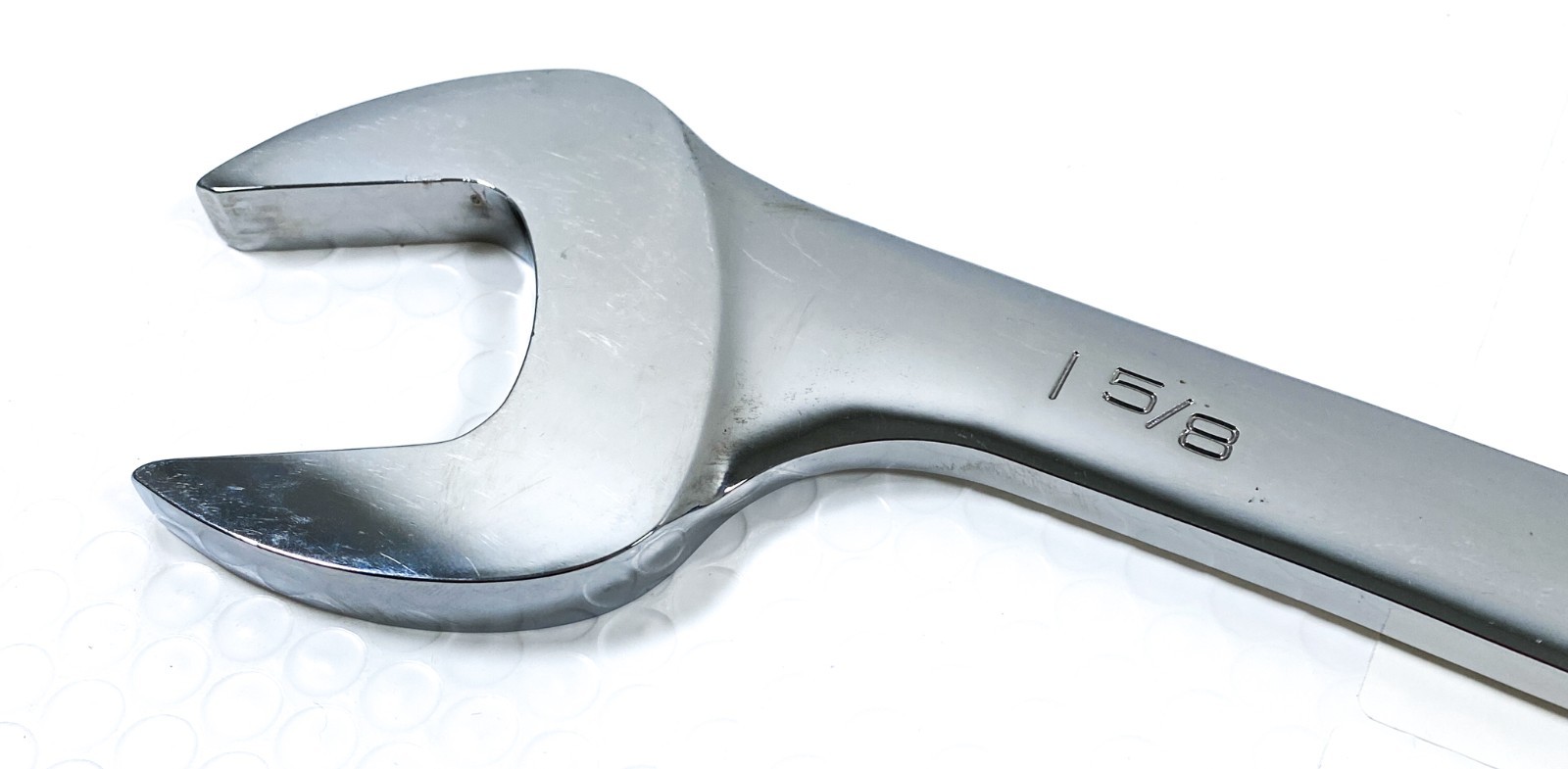 Snap-On Tools VS52B 1-5/8″ SAE 4 Way Open-End Angle Head Chrome Wrench USA Made
