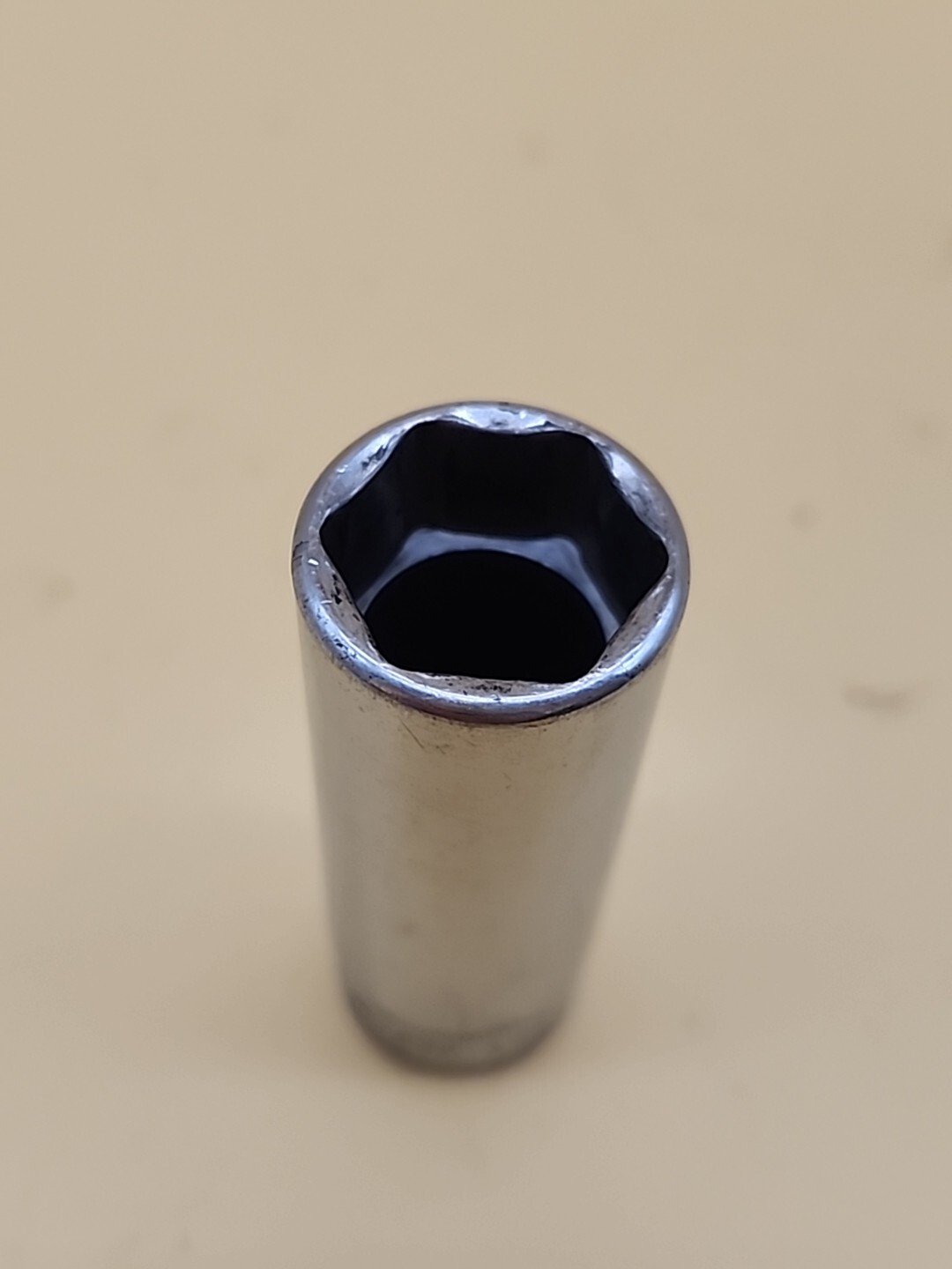 Snap-On Tools Vintage 3/8″ Dr 6pt 18mm SFSM18 Metric Deep Chrome Socket USA