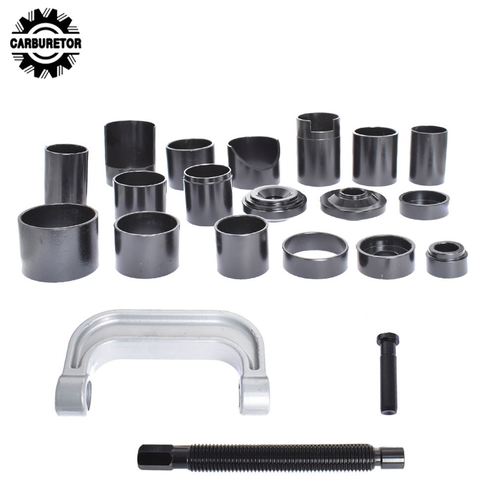 21Pcs Auto U Repair Service Remover Ball Joint Press Tool & Master Adapter Kit