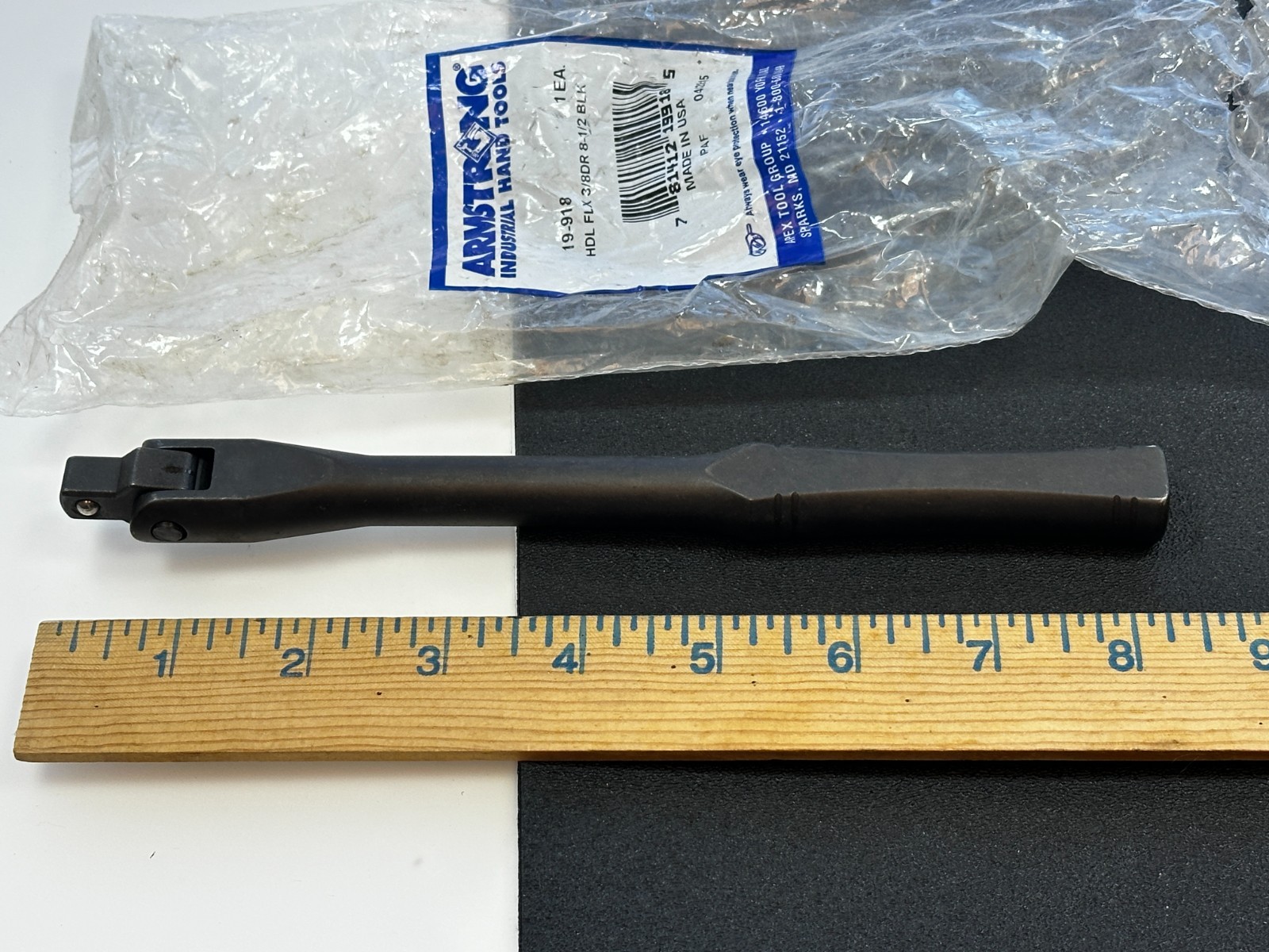 NEW Armstrong Tools USA 19-918 Black Industrial Finish Breaker Bar, 3/8″ Drive