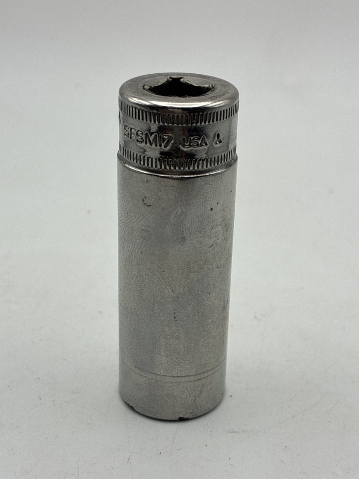 Snap-on Tools SFSM17 USA 3/8″ Drive 17mm Metric 6 Point Deep Chrome