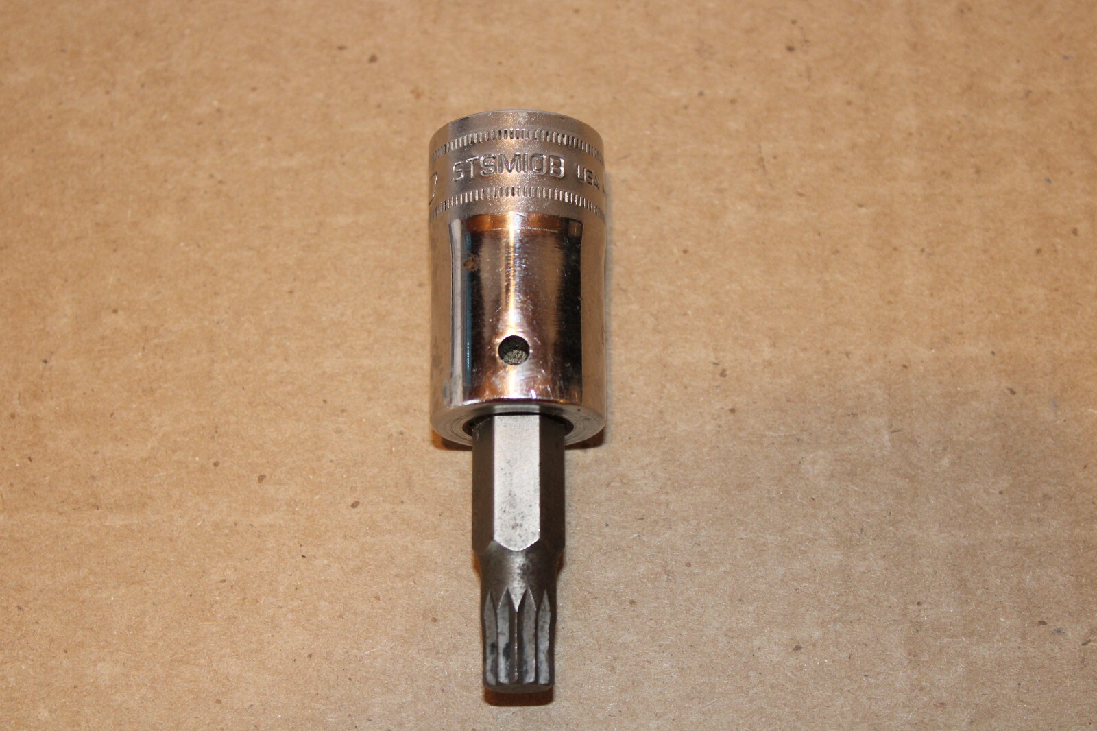 Snap-On Tools USA STSM10B ~ 1/2″ Drive 10 mm Standard Triple Square Bit Driver