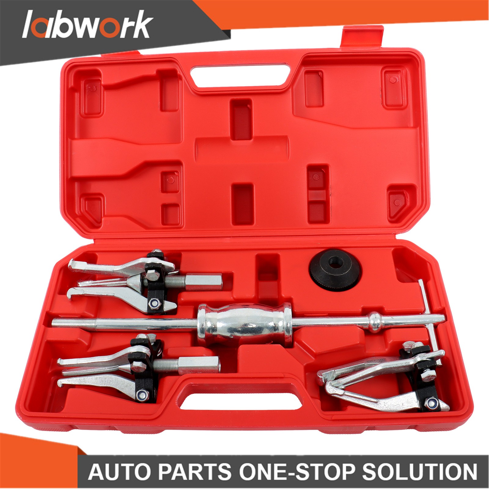 Labwork 3 Jaw Gear bearing Slide Hammer Puller Set Internal External Puller tool