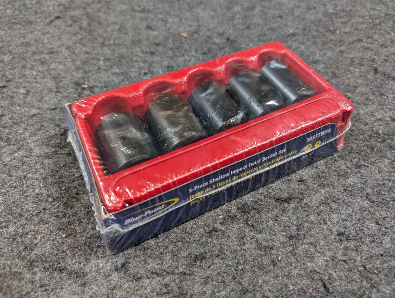 Blue-Point 5pcs Shallow Impact Twist Socket Set 305TWYA (461457)