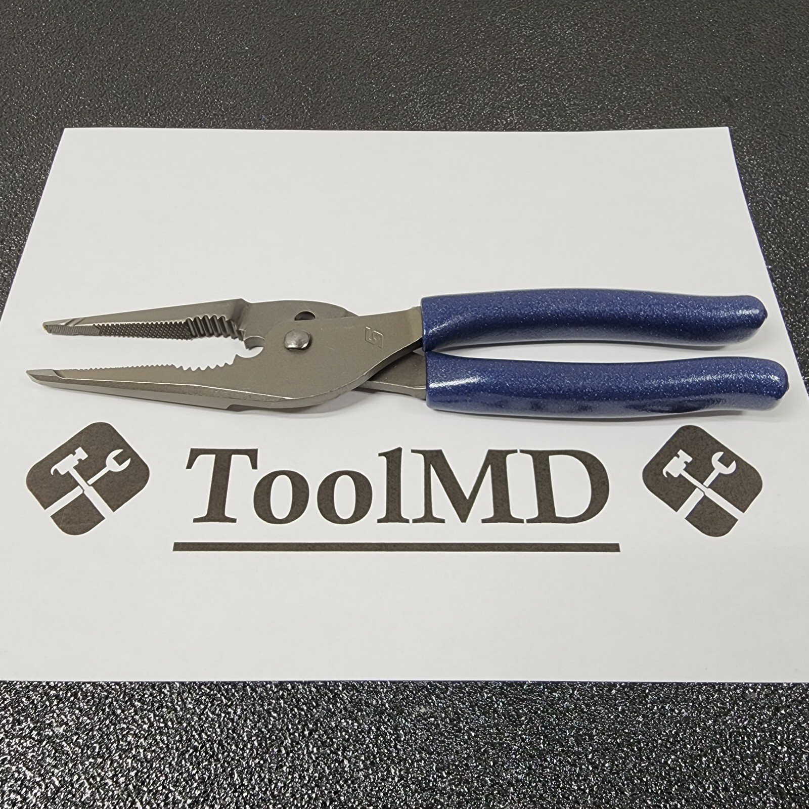 Snap-on Tools USA NEW POWER BLUE Talon Grip Long Nose Slip Joint Pliers LN47ACF