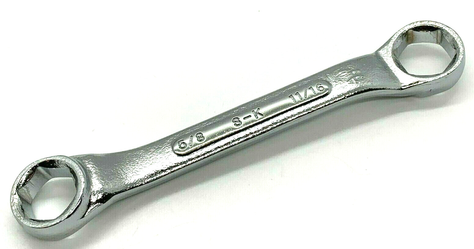 🇺🇸 NEW SK Tools 5/8″ & 11/16″ SAE Double Box End Wrench Short Offset Stubby
