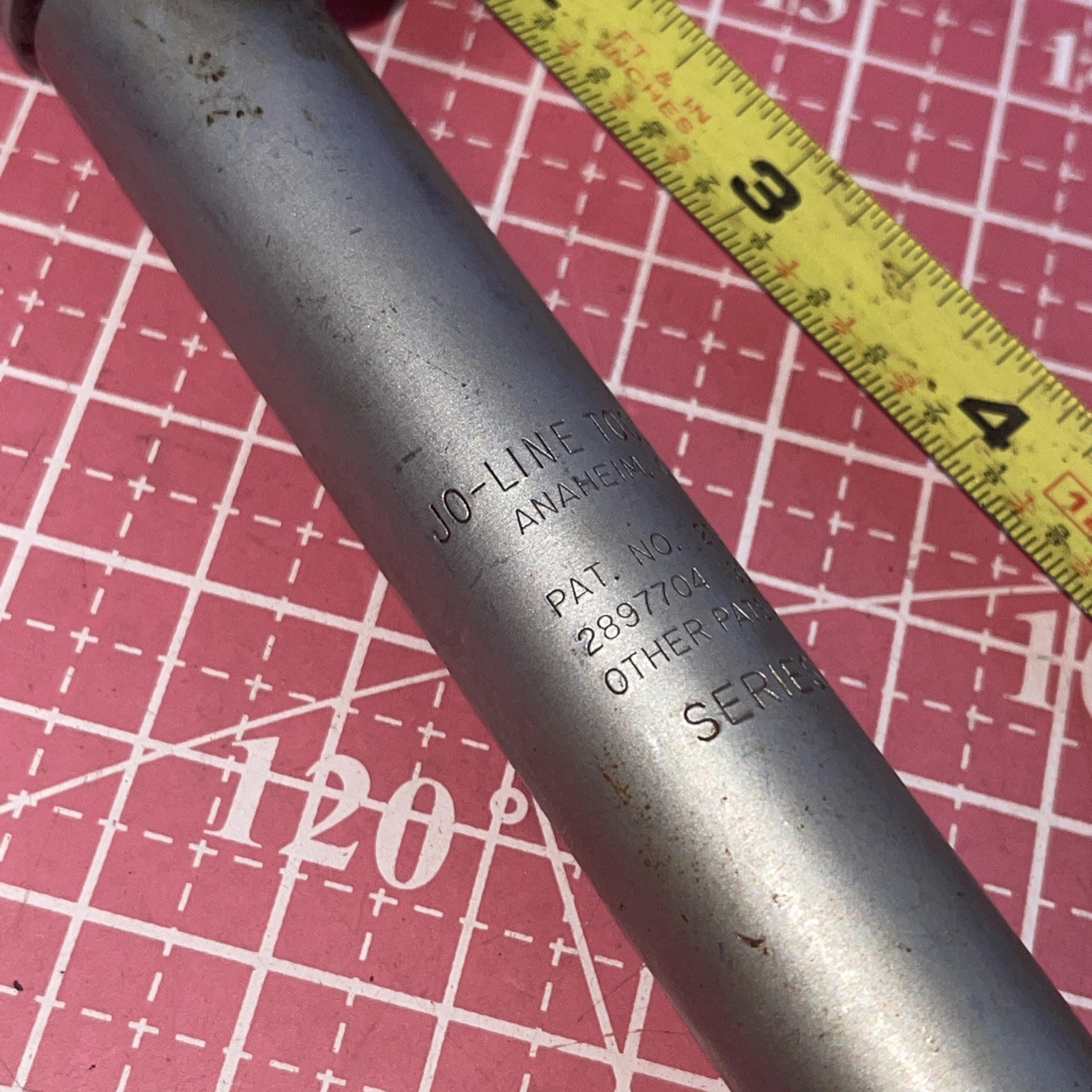 Jo Line USA Series B 3/8 Drive Jotru 50 Inch Lbs Torque Wrench Vintage Jo-line
