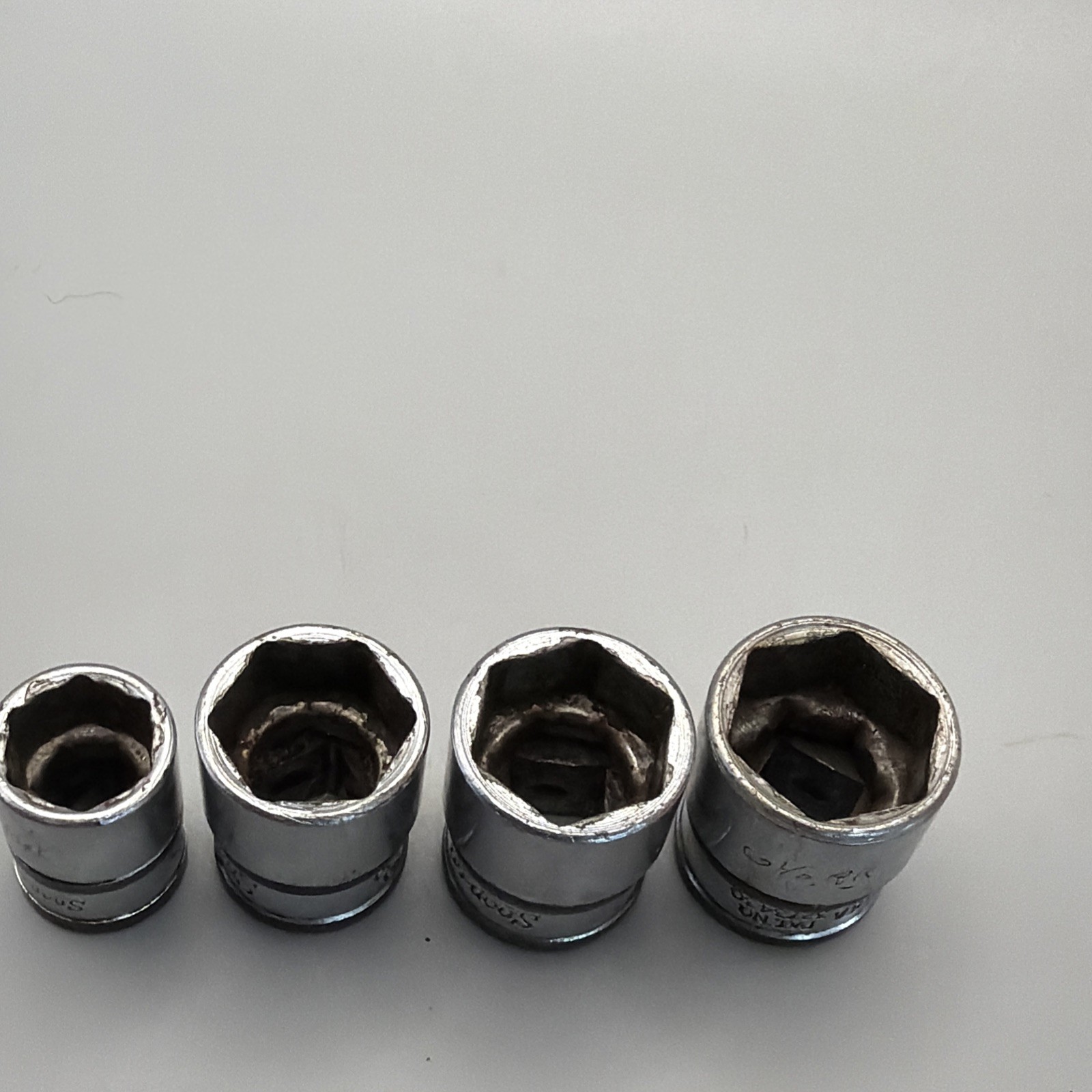 Snap On Sockets, Metric, 3/8 Drive, 6pt, Set 0f 4 12mm-18mm