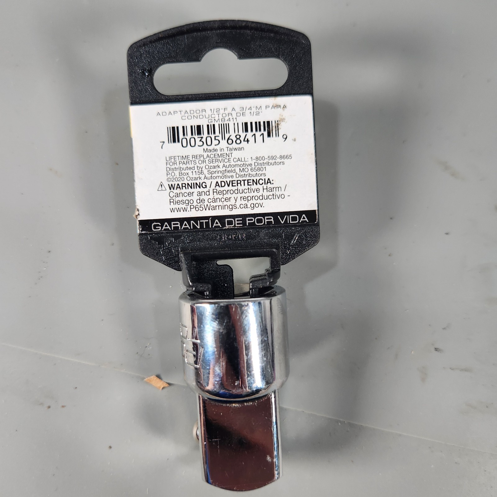 Power Torque 1/2″ F to 3/4″ M Drive Adapter – GM8411 New