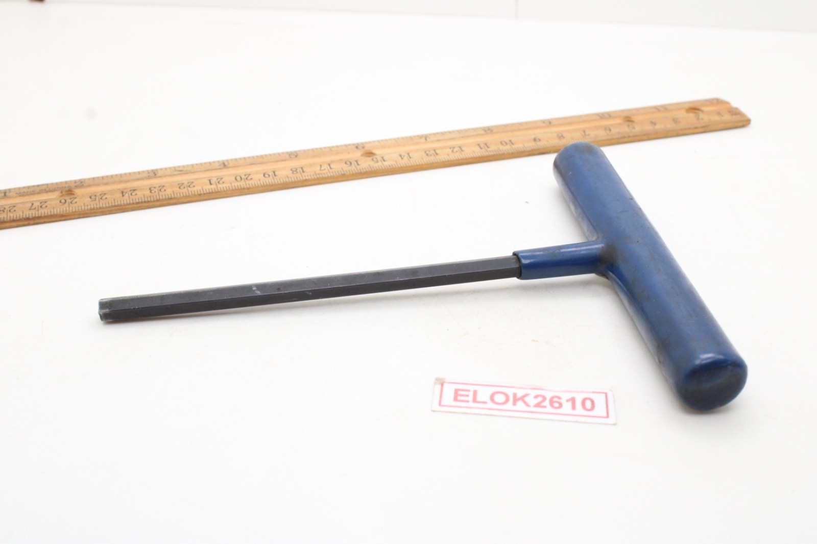 Blue-Point AWCG1616 1/4″ 6 Point Blue Rubber Handle Hex Allen Key T Handle USA