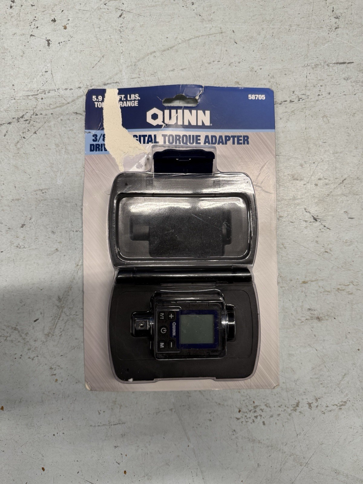 QUINN Heavy Duty Professional 1/2″ DRIVE DIGITAL TORQUE ADAPTER 25-250 FT. LBS.