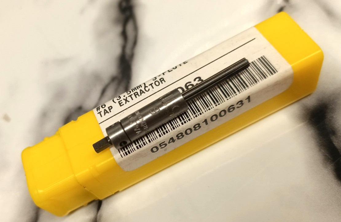 Walton 10063 #6 3.5mm 3- Flute Tap Exractor