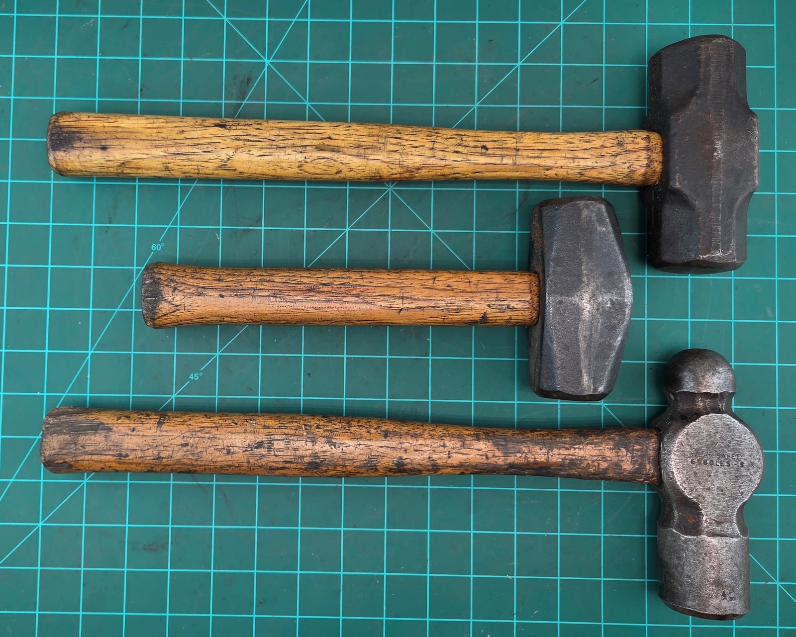 Matco Tools 3 piece Hammer Lot Ball Peen Drilling Mini Sledge SH100 BH48