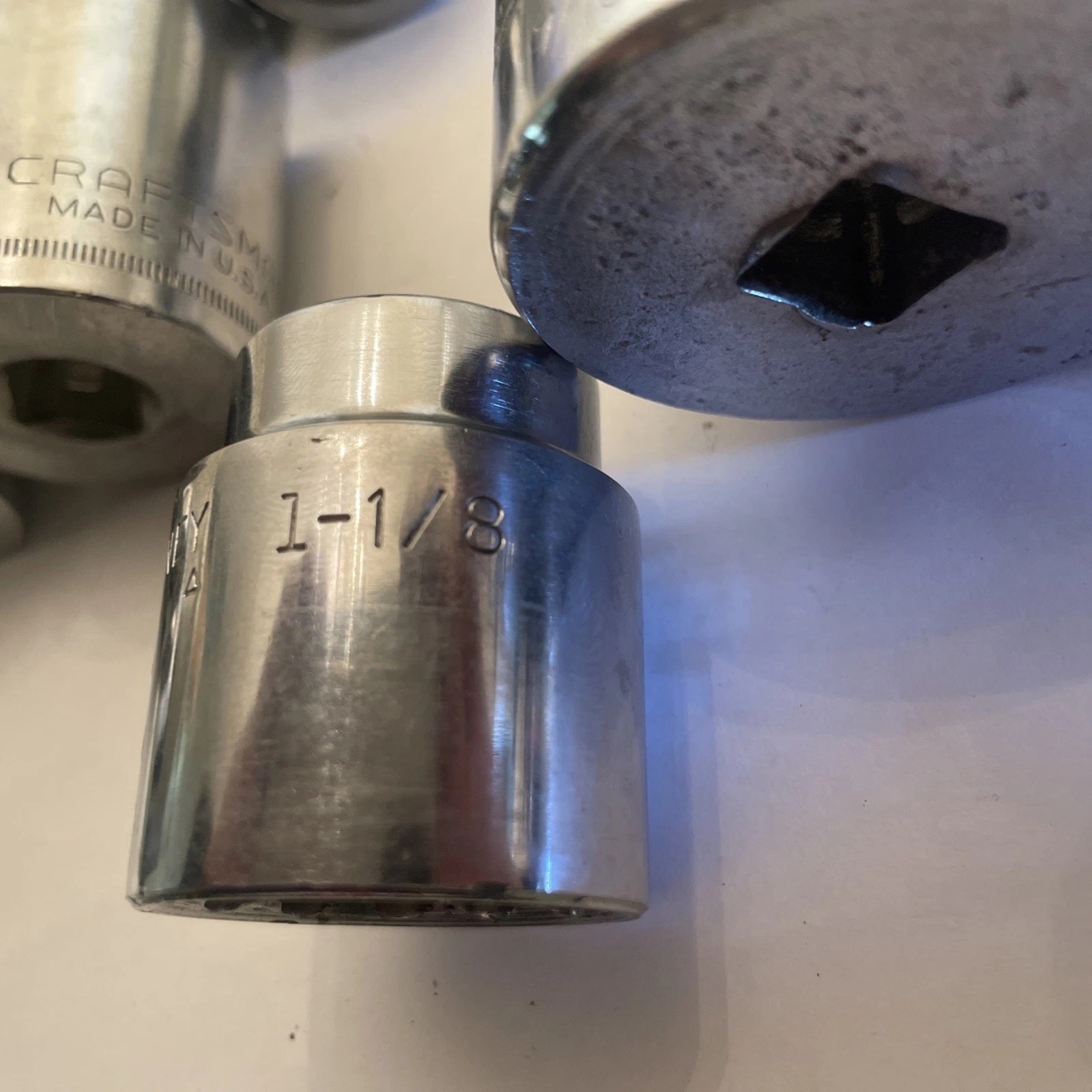 1/2 Drive Sockets Craftsman Williams & Bonney Deep Well Metric and Standard Lot