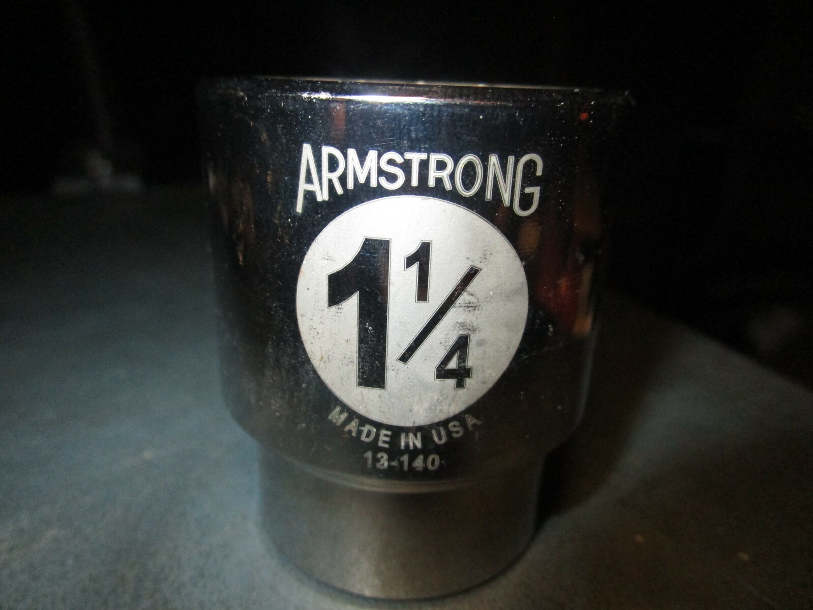 Armstrong 13-140 1-1/4-Inch, 12 Point, 3/4-Inch Drive SAE Standard Socket