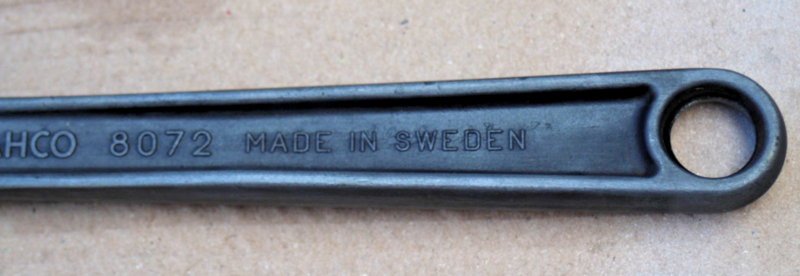 VINTAGE BAHCO ADJUSTABLE WRENCH 10″ 250mm MADE IN SWEDEN