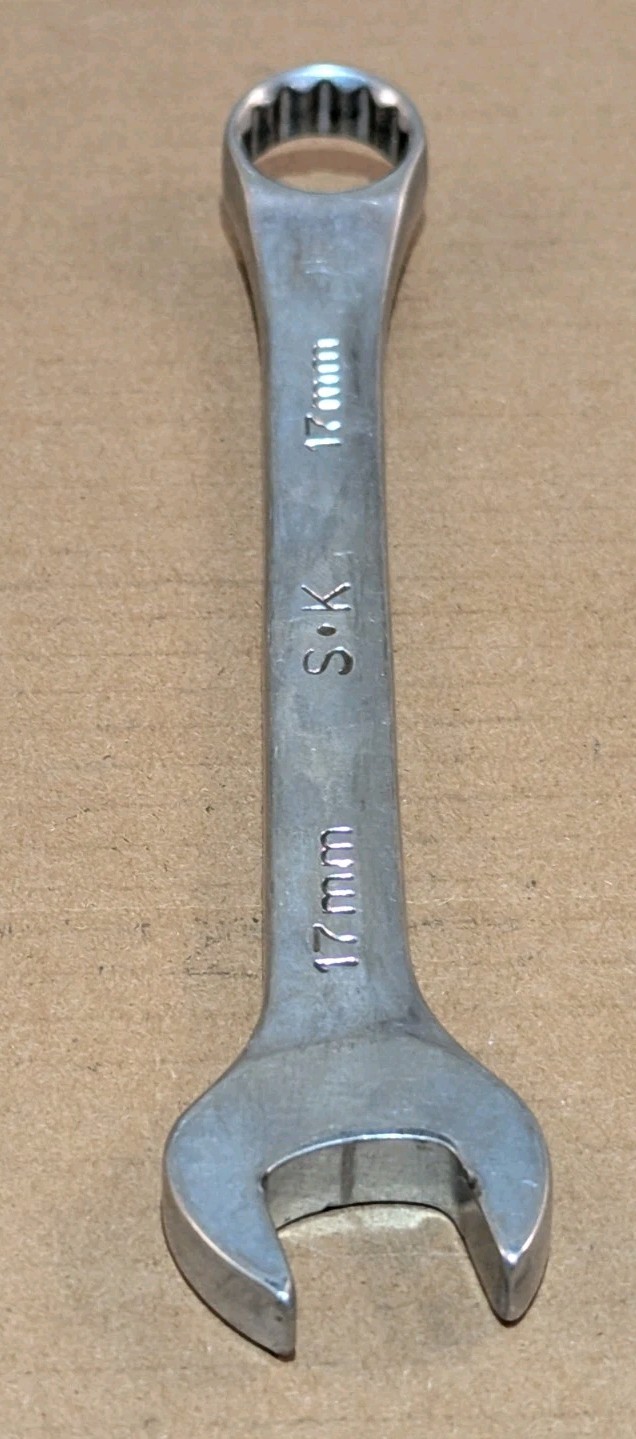SK Professional Tools 88317 17mm Metric Combination Wrench 12-Point SuperKrome