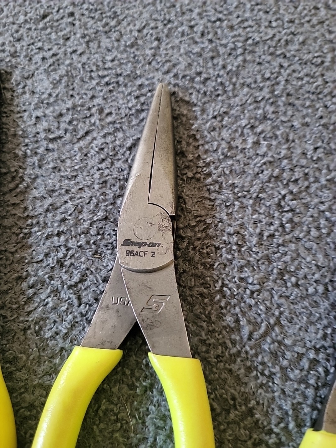 Snap on Tools 5 Piece Hi-Viz Yellow Pliers Set
