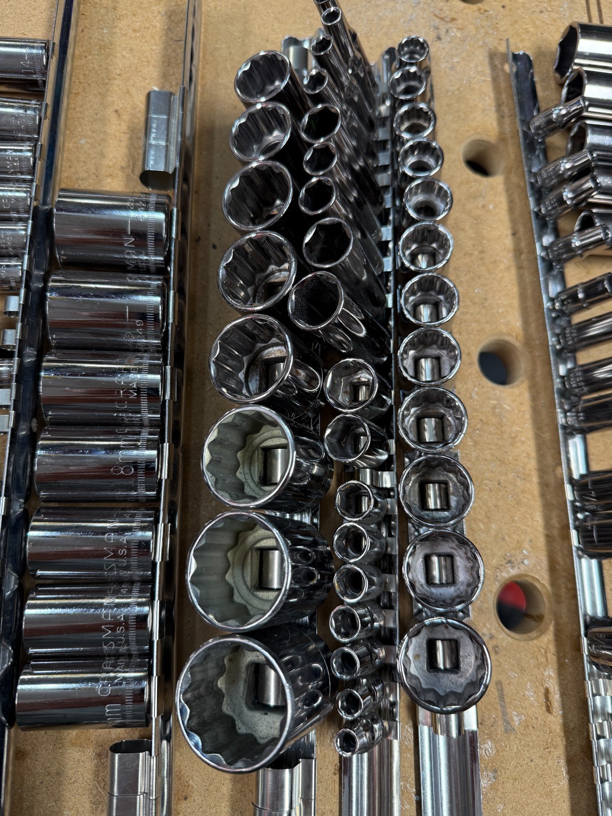 Craftsman Made in USA 122pc Set Vintage Sockets Socket Set