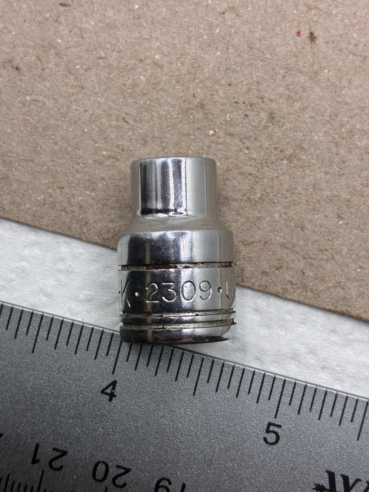 S-K Tools 9mm 12 Point 3/8” Drive Socket Made In USA 2309