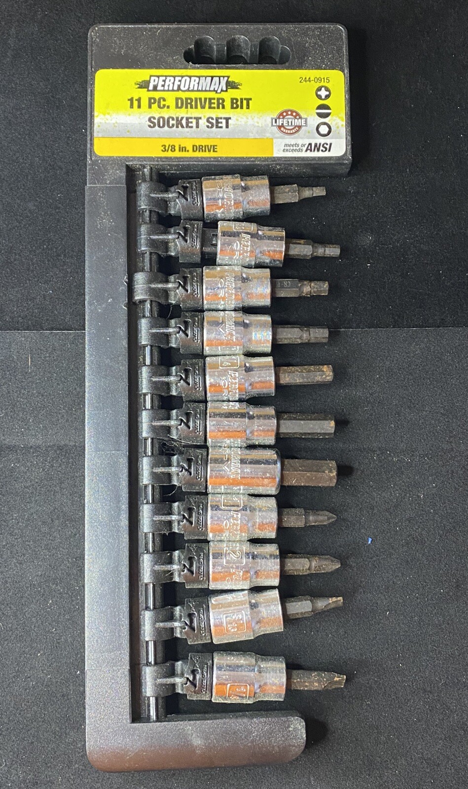 Performax 11 Piece Driver Bit Socket Set Free Shipping