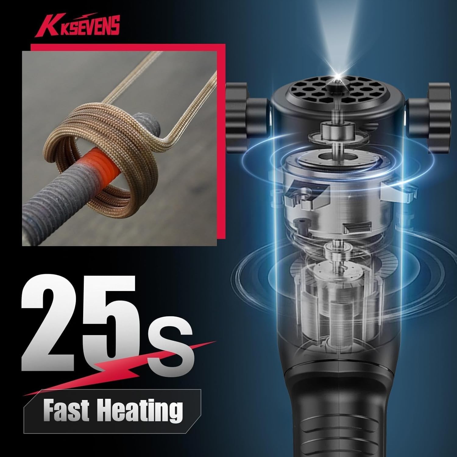 Efficient 1300W Induction Heater with Ergonomic Handle – Rusted Screw Solution