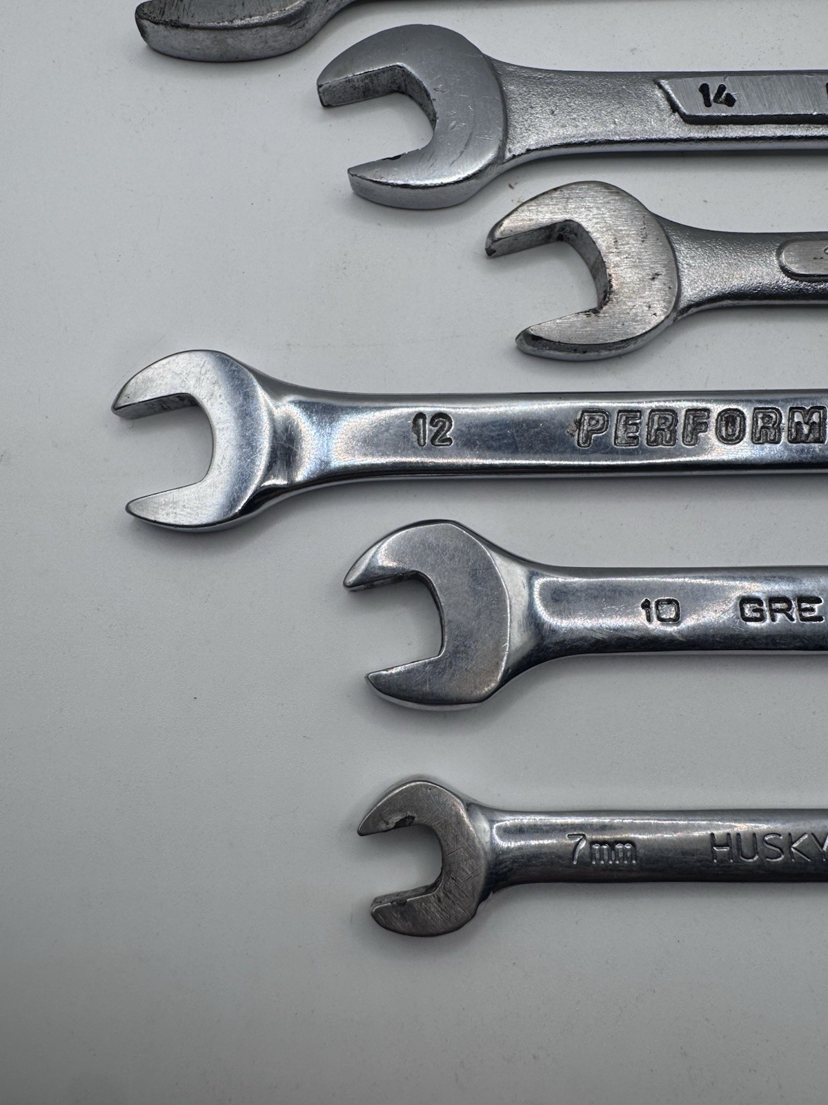 Mixed Metric Wrench Lot ACDelco Great Neck Pittsburgh Husky Performax 8pc