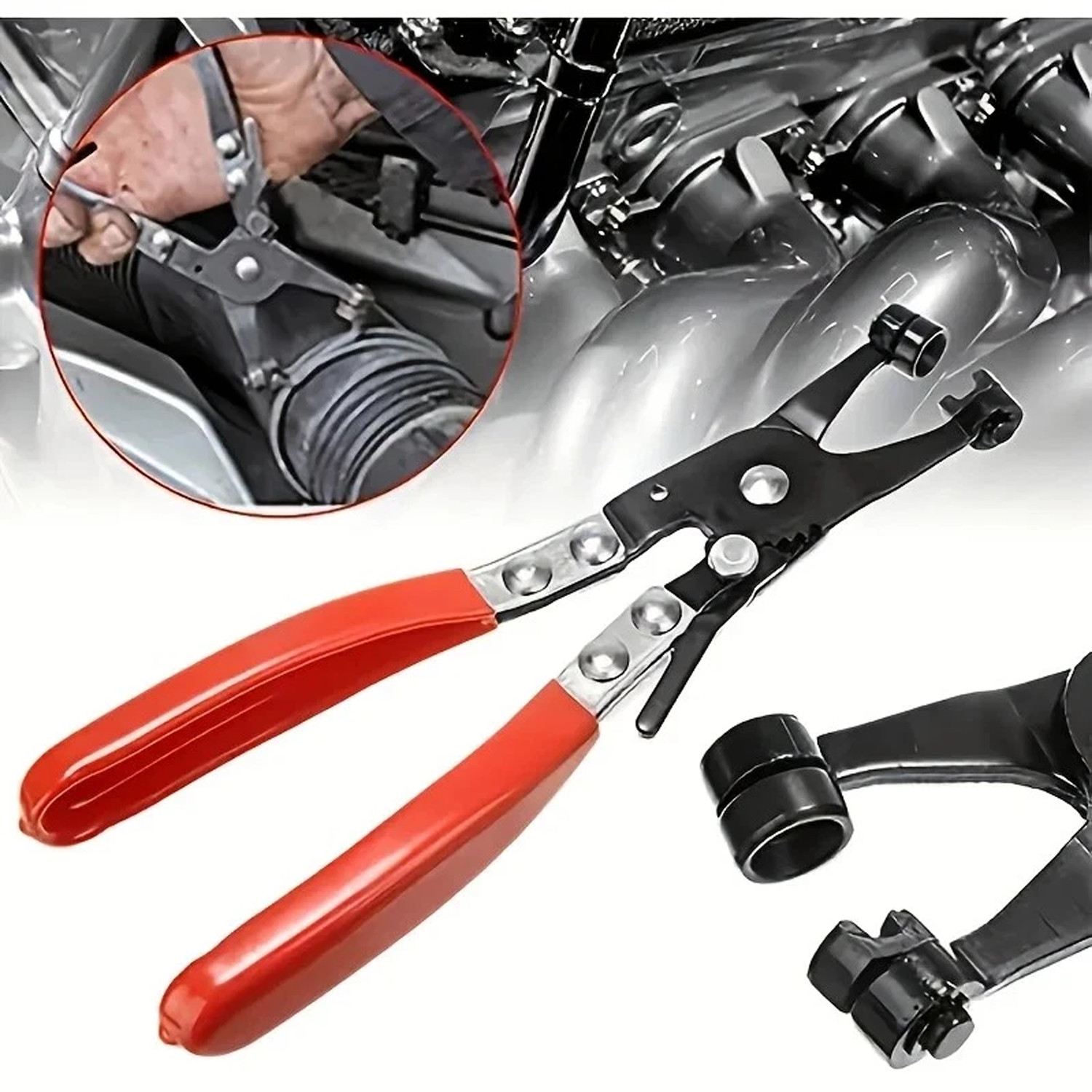 6Pc Electrical Disconnect Pliers Kit Set with Hose Clamp Pliers for Wire Harness