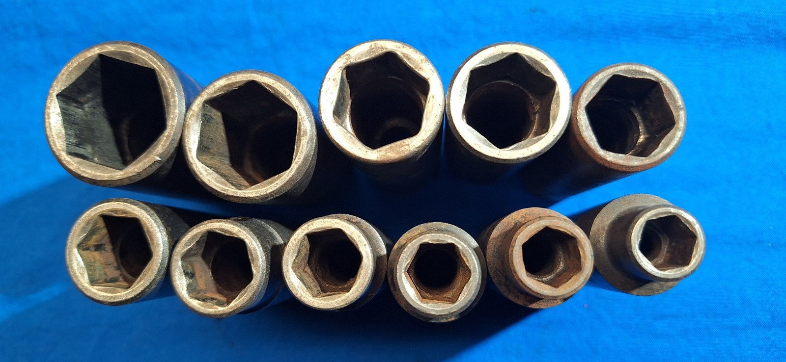 Mac Tools VDP 11pc METRIC 1/2″ dr DEEP 6pt impact socket set 24mm-10mm W/ Tray