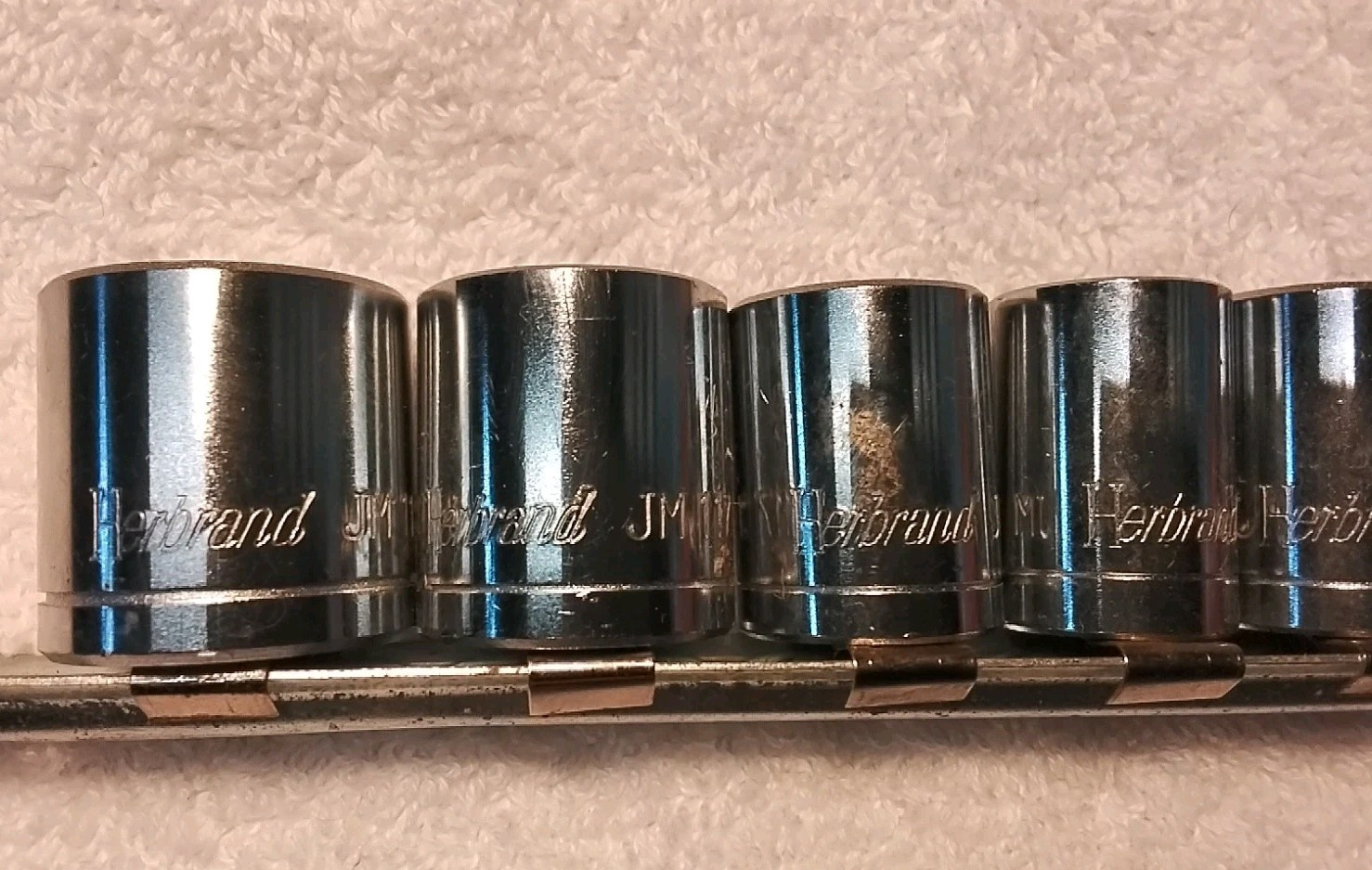 9pc HERBRAND 3/8″ DRIVE 12PT SOCKET SET METRIC USA 🇺🇸