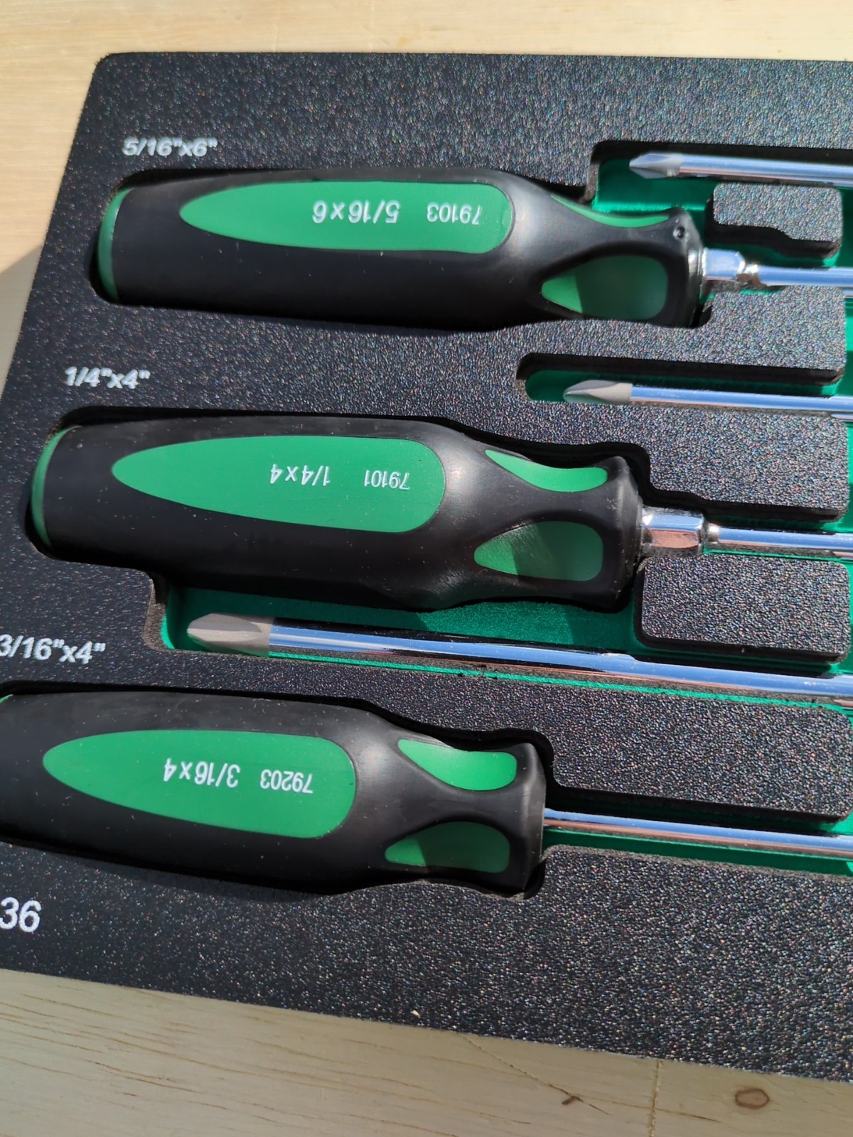 SK Professional Tools 6 Piece Cushion Grip Screwdriver Set Automotive LIFETIME W