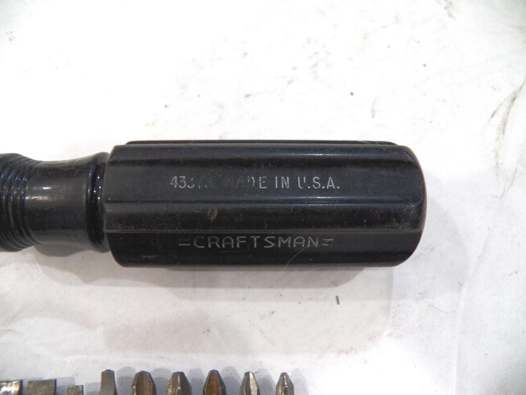 Craftsman 1/4″ Magnetic Screw Nut Driver Spinner Handle #43373 – Made in USA