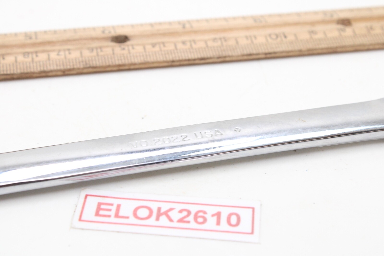 Snap-on Tools VO2022 5/8″ x 11/16″ SAE Chrome Open-end Wrench 7.75″ USA