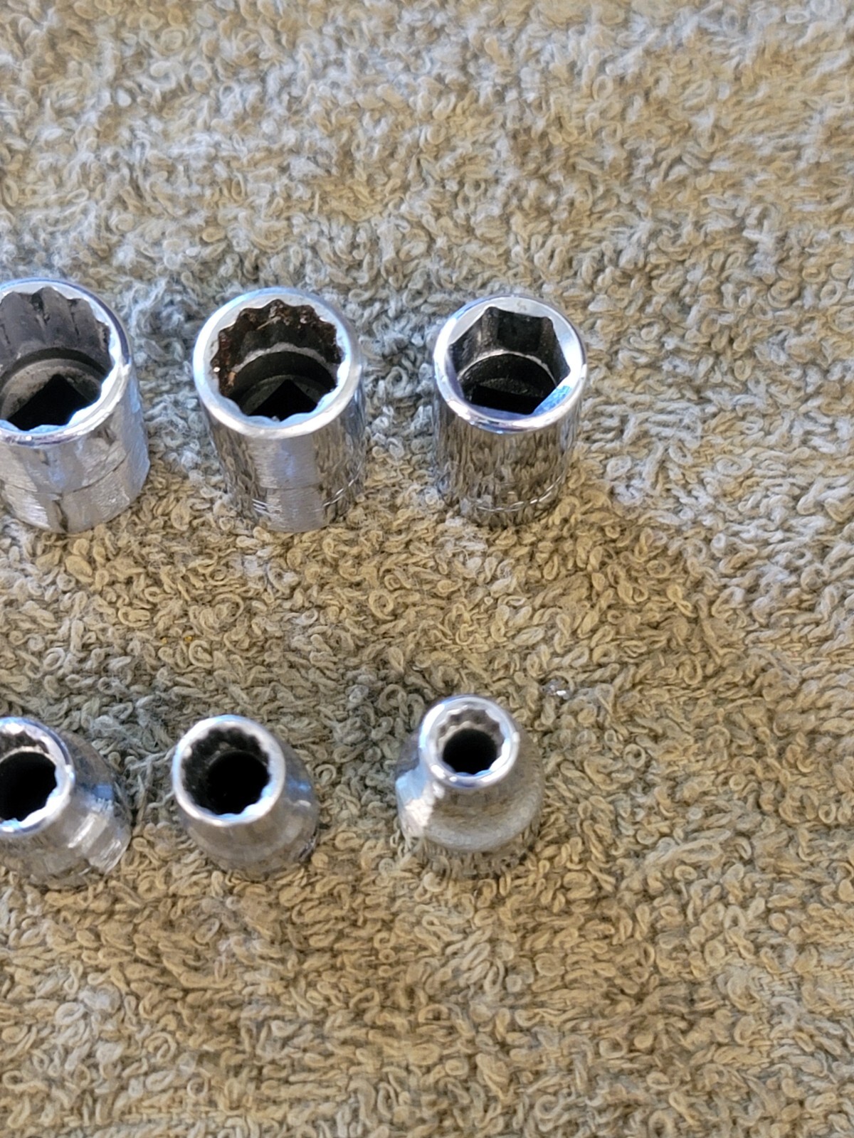 8 Snap-on TMD Socket Set Sae 1/4″ Drive 9/16 7/16 3/8 11/32 5/16 1/4″ 7/32 3/16
