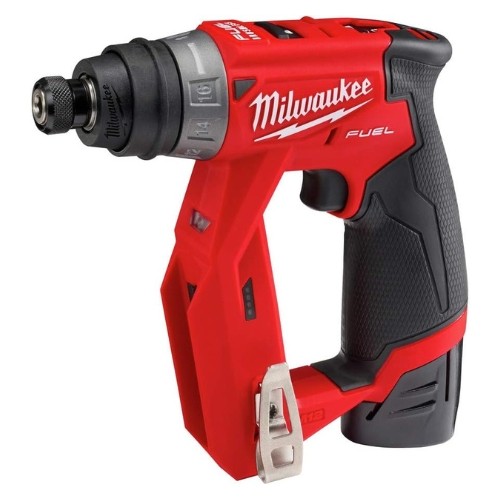 Milwaukee 2505-22 M12 Fuel Installation Drill/Driver Kit, 4-in-1 Multi-Head