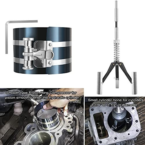 Hydraulic Cylinder Repair Tool Kit for Skid Steers, Loaders & Backhoes – 17pcs S