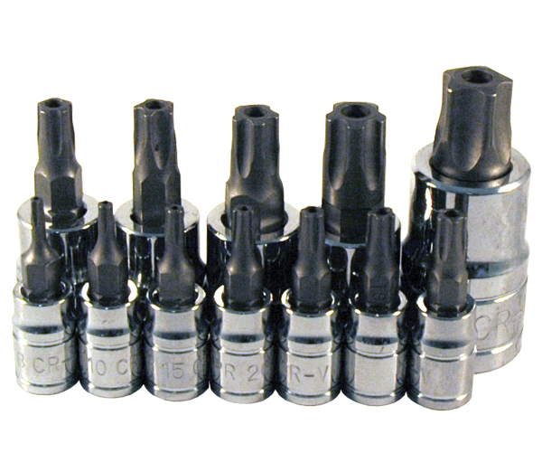 ATD 12pc 5 Lobe Tamper proof Star Plus Bit Socket Set, Lifetime Warranty! #13778