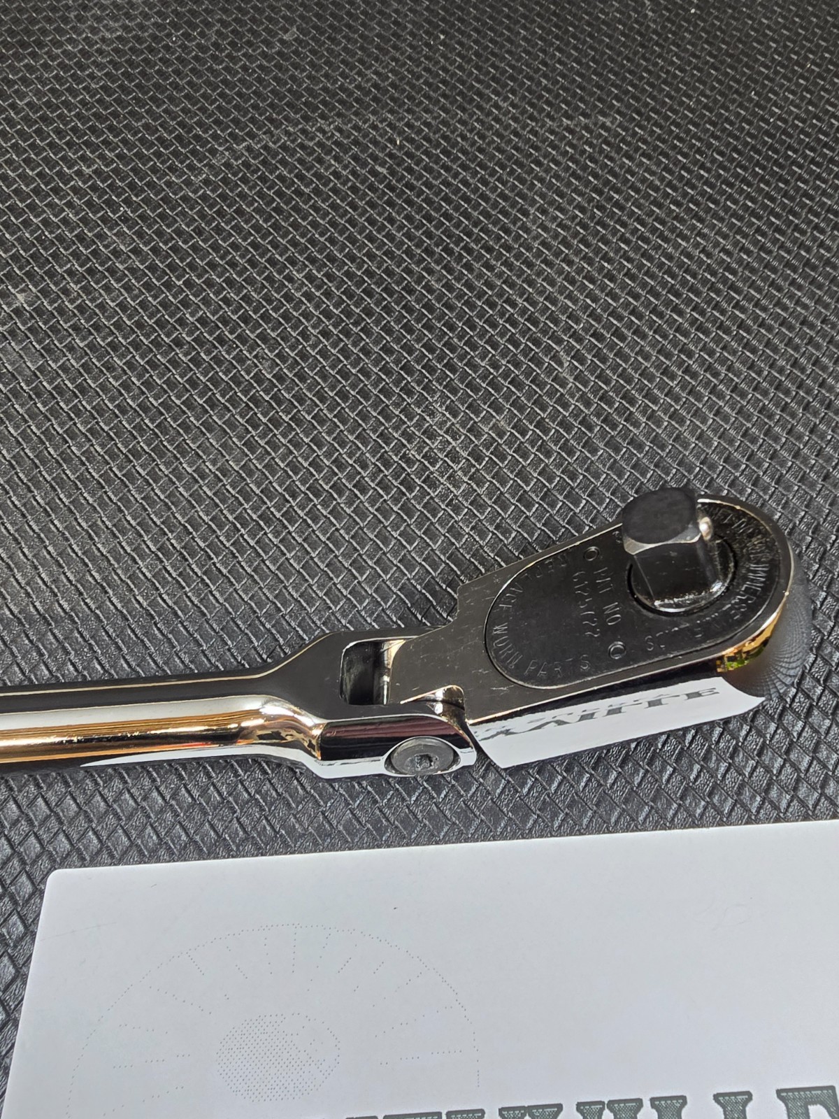 Cat Tools USA Caterpillar By Snap On 1/2” Flex Head Ratchet 263-3341 New