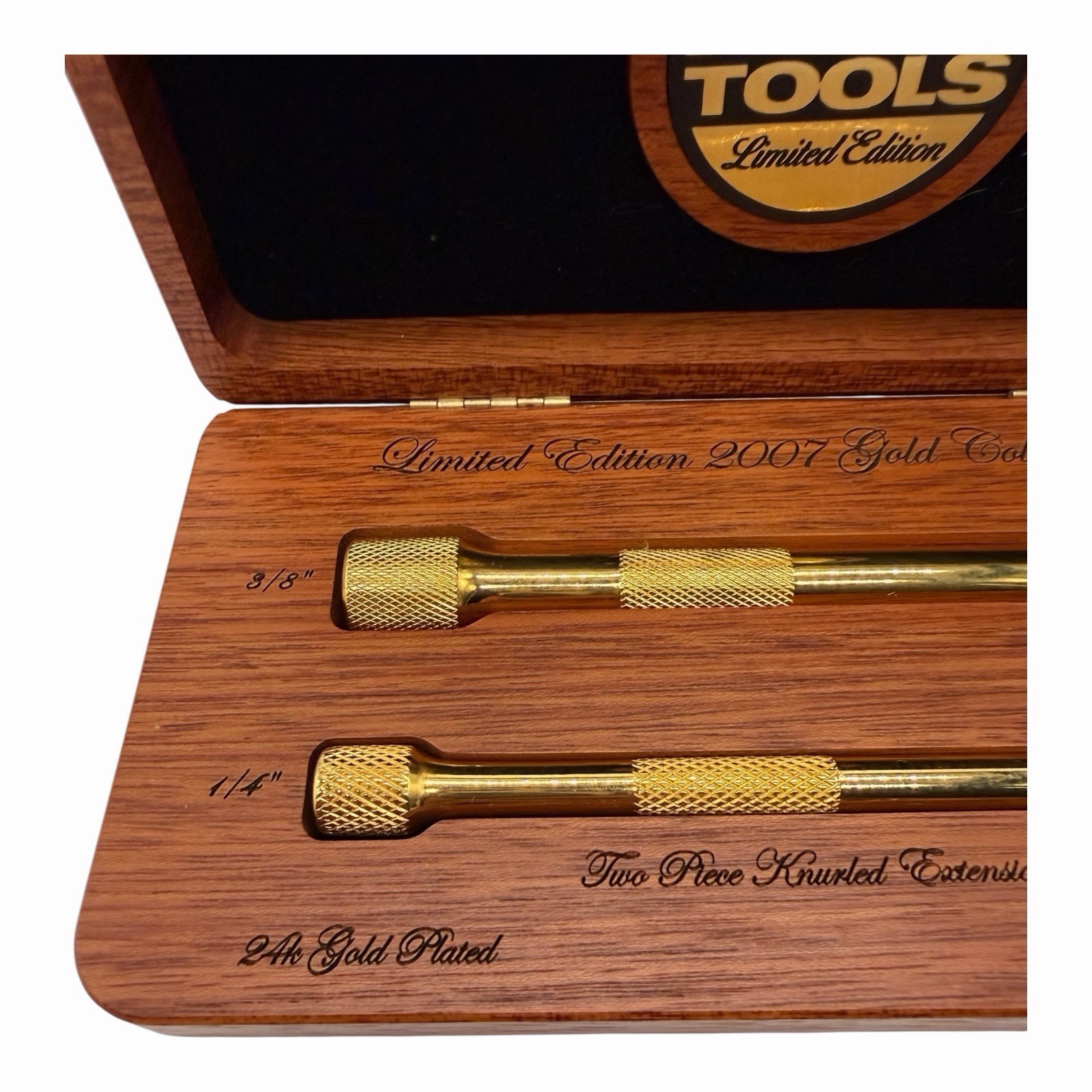 Mac Tools Limited Edition 2007 Two Piece Knurled Extension Set 96 Of 2000 24K