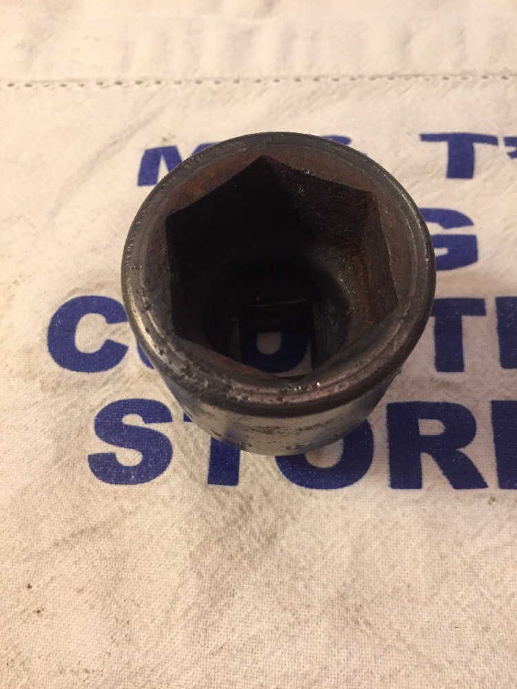 Vintage Snap-on 5/8″ Drive 1-5/16″ 6-point Shallow Impact Socket IM421 USA