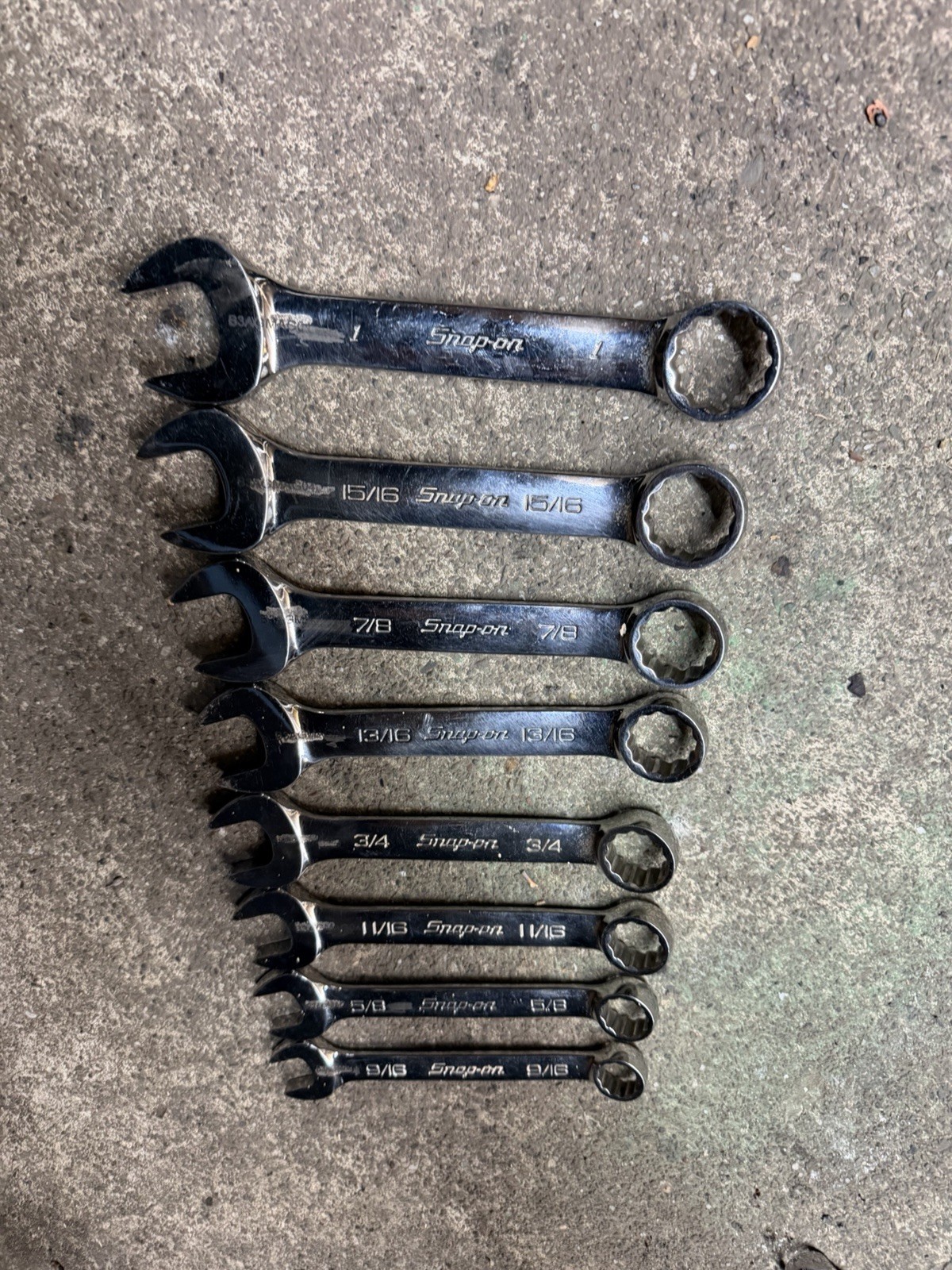 Snap On Set De 8pc OEX B 9/16-5/8-11/16-3/4-13/16-7/8-15/16-1”