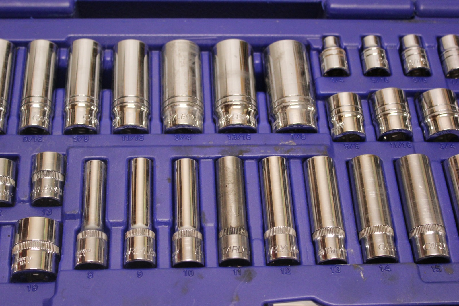 Napa Carlyle Tools Socket Set 3/8″ DR. SAE and Metric 49 Pc Set MSS3849 C2