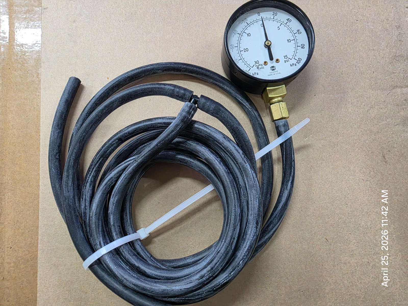 KENT MOORE TOOL J-28474 6.5L DIESEL TURBO COMPOUND GAUGE NEW OLD STOCK