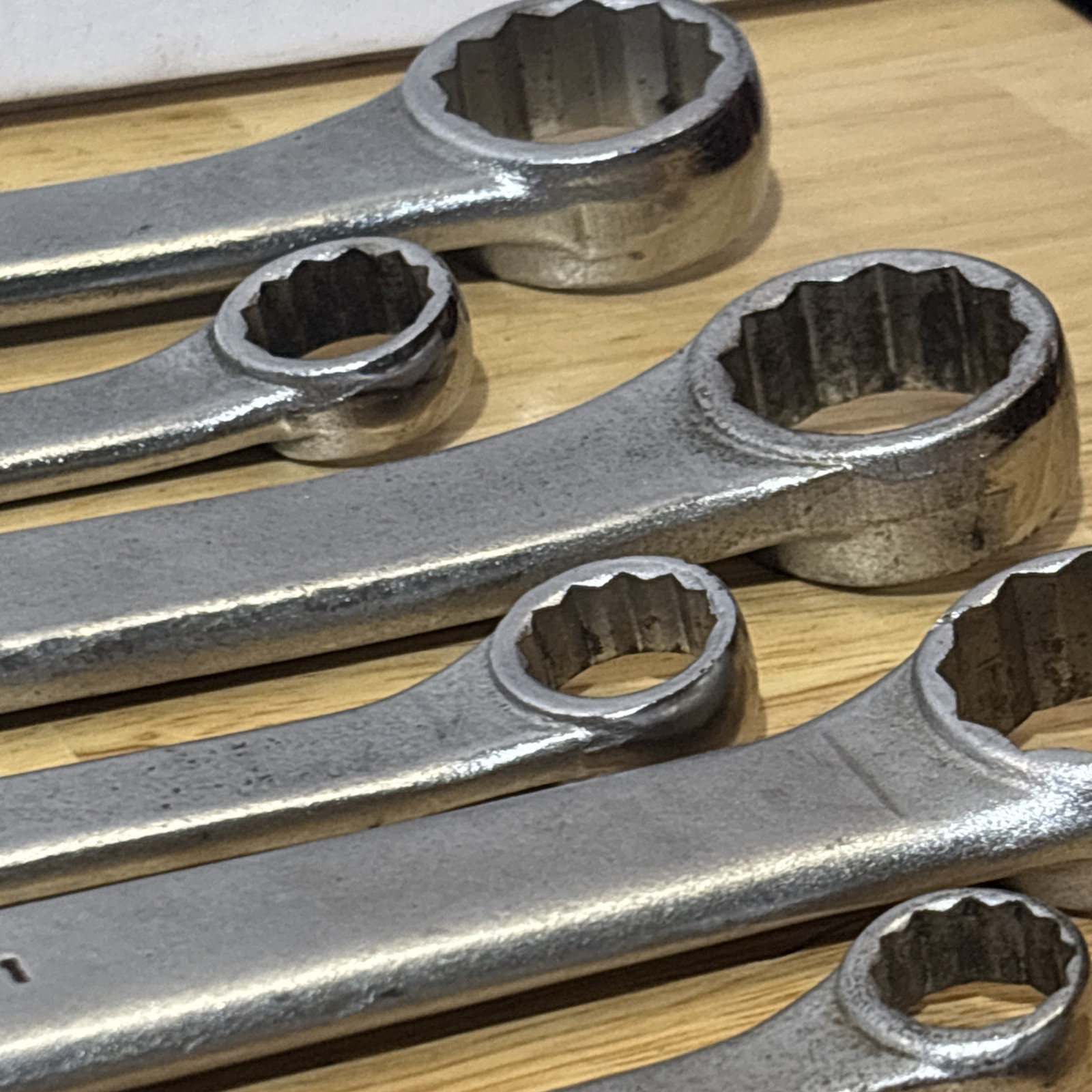 Dayton SAE Combination Wrench Set 12 Point 3/8″ to 1″ Vtg USA