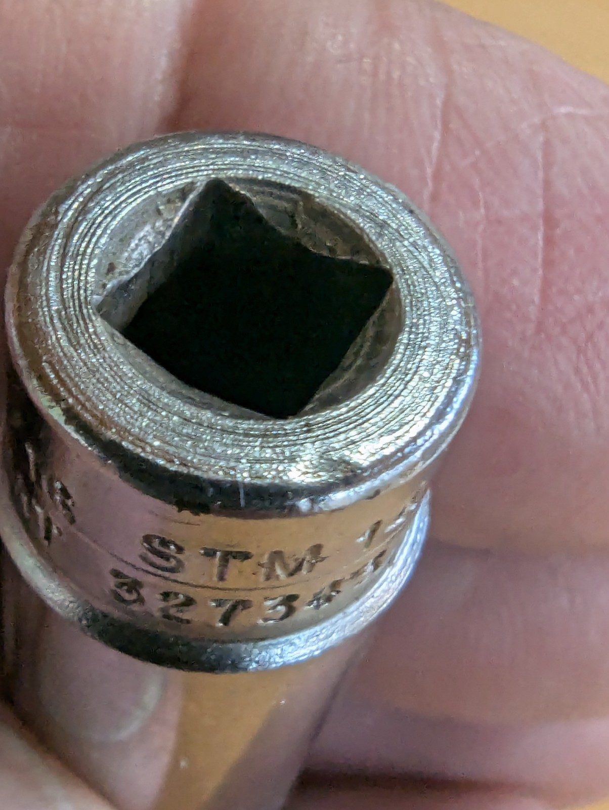 Snap On Tools 7/16″ & 9/16 1/4″ Drive Deepwell Chrome Socket 6 point STM14 STM18