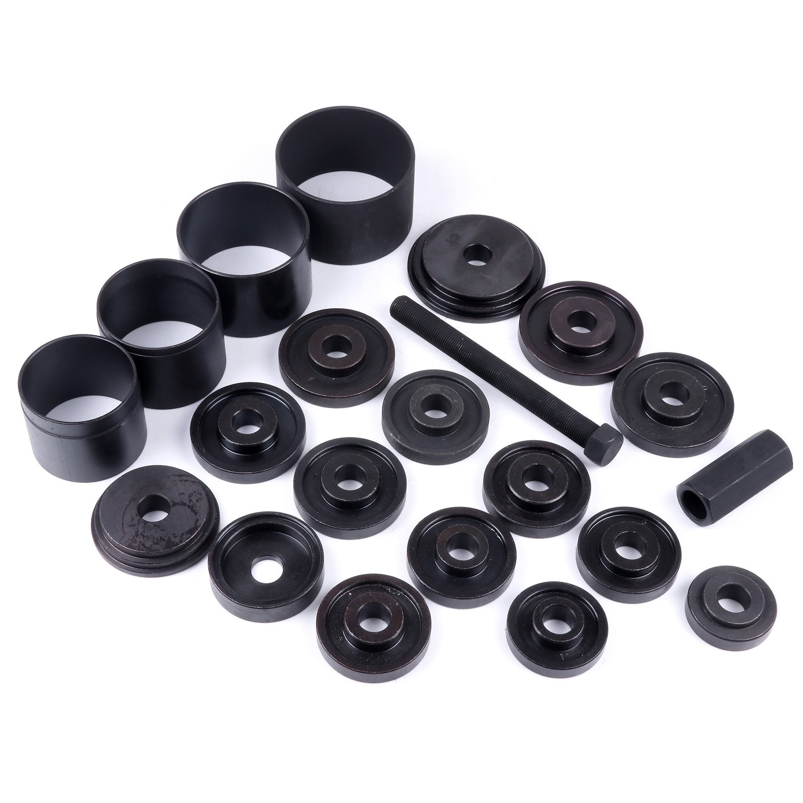 Front Wheel Drive Bearing Press Tool Removal Adapter Puller Pulley 23PCS Kit FWD