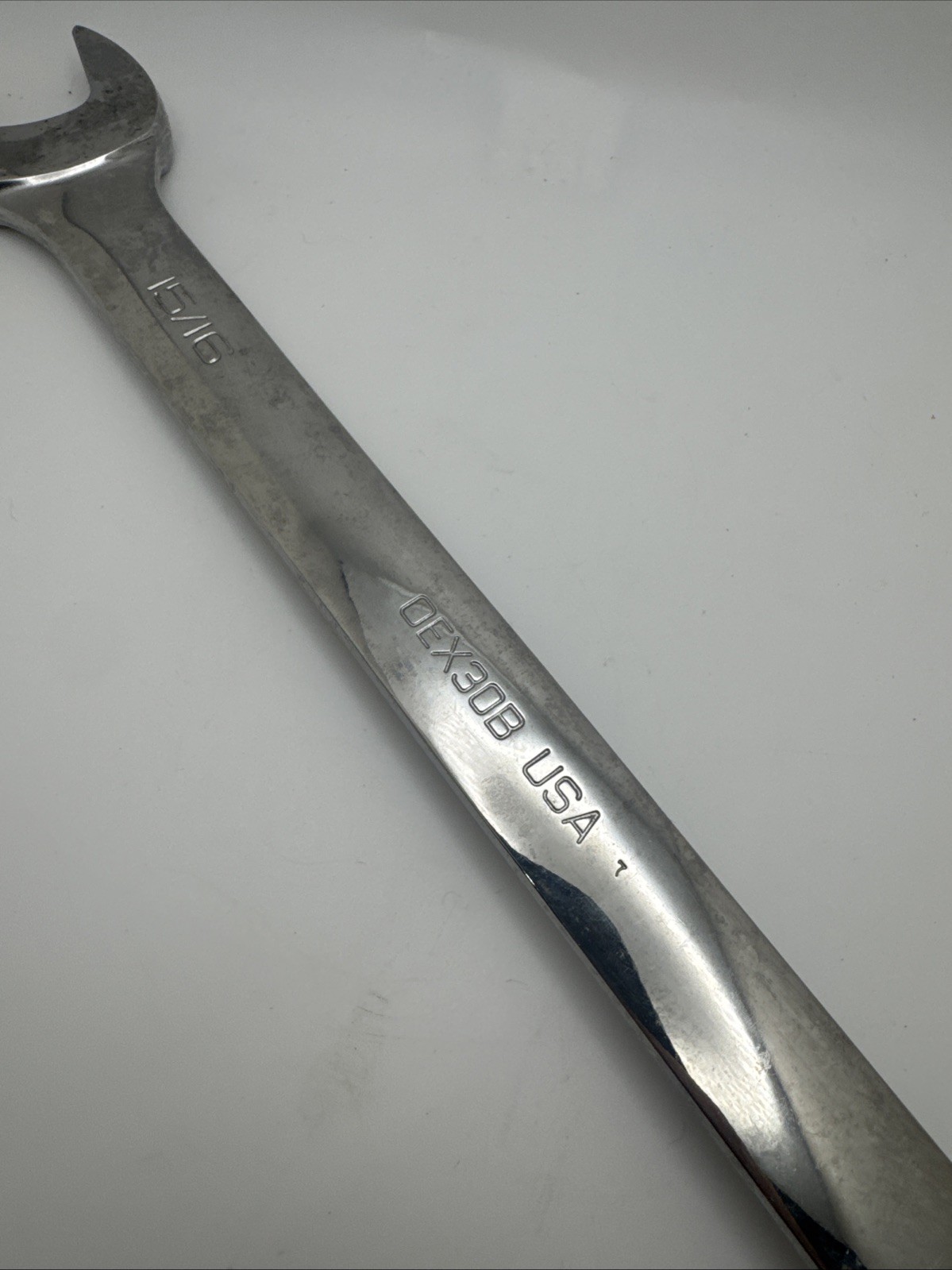 Snap-on Tools OEX30B 15/16″ 12-Point SAE Combination Wrench USA