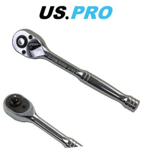 US PRO 1/4″ Drive 72T Quick Release Reversible Ratchet Socket Wrench 4152