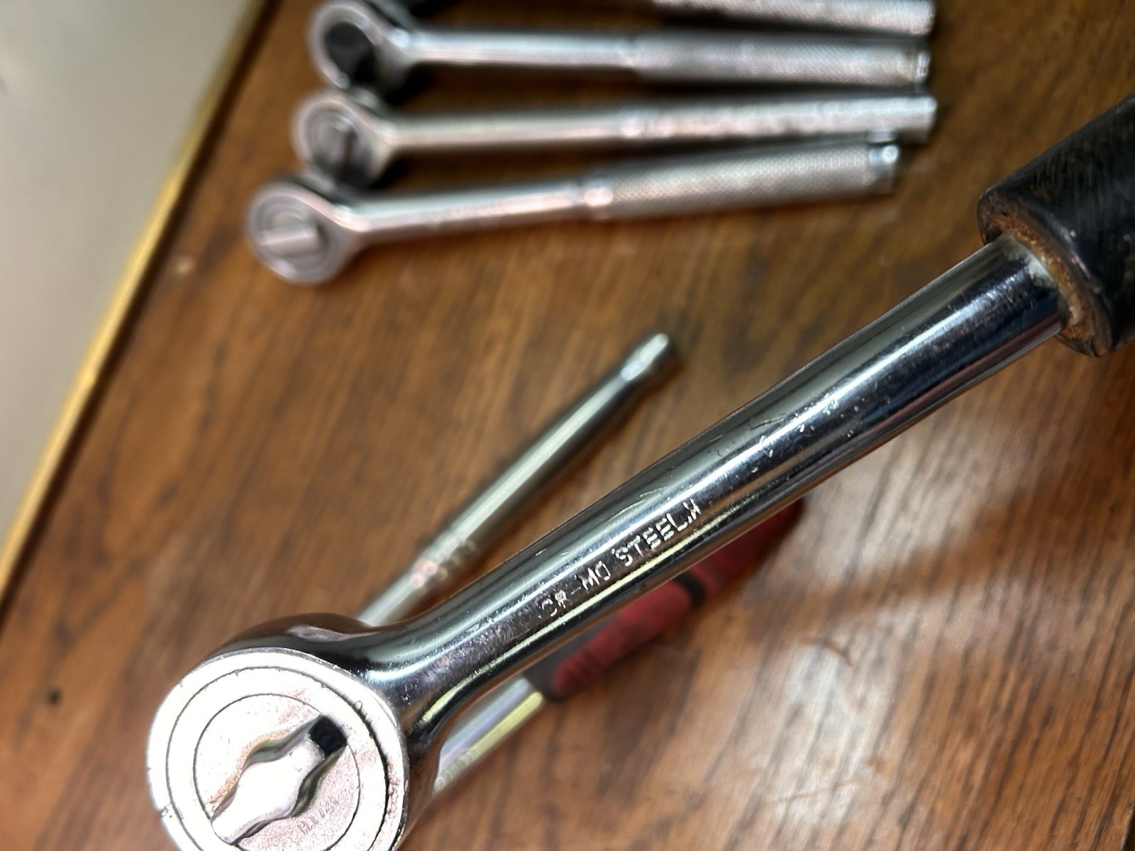 31 Assorted Ratchet Wrenches, Adapters, Extensions Stanley/SK/PROTO/Craftsman