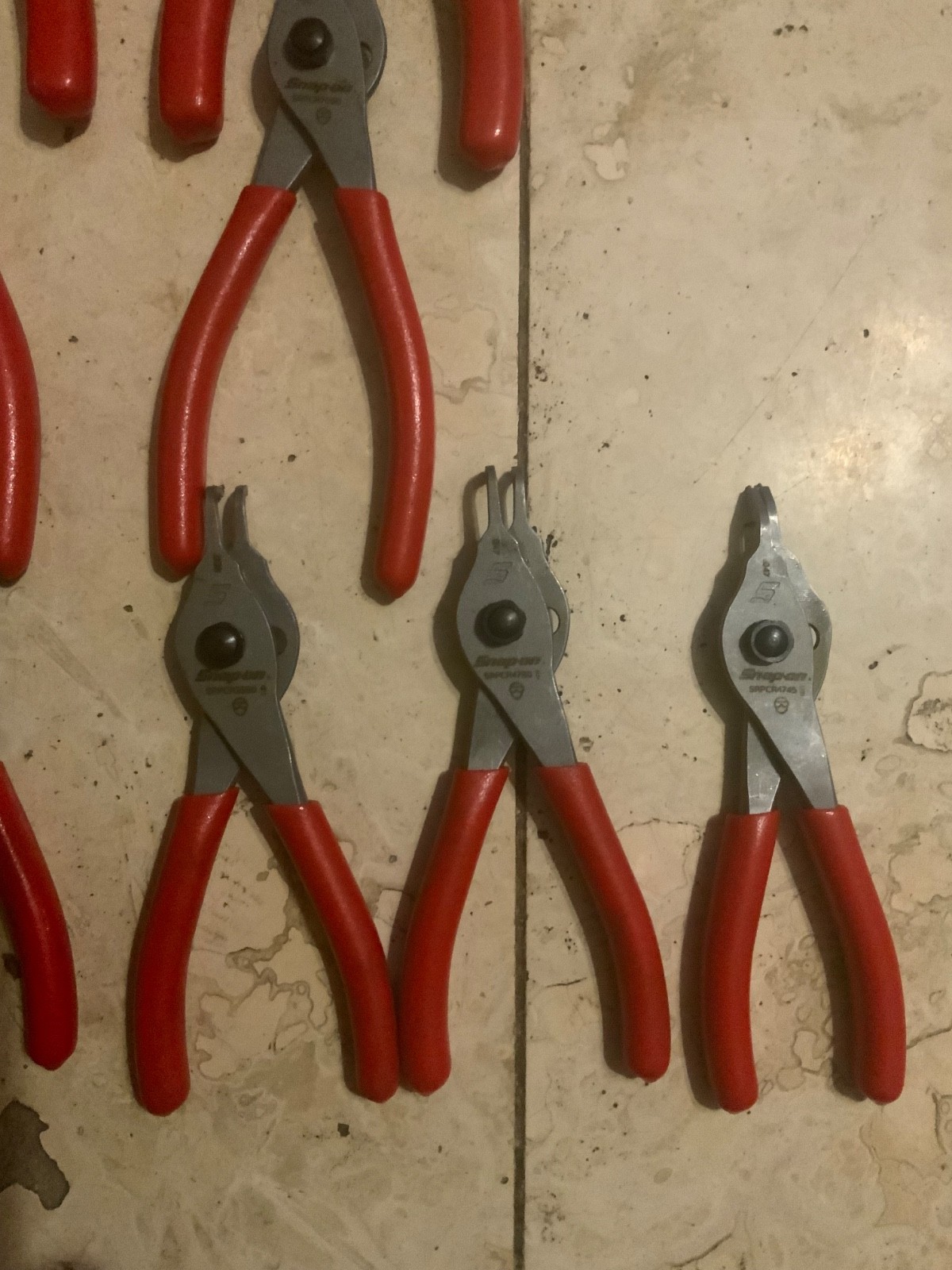 Snap-on Tools 12pc Master Snap Ring Pliers Set SRPCR112